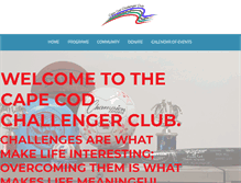 Tablet Screenshot of capecodchallenger.org